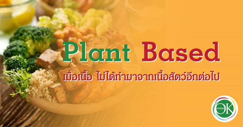 Plant Based เมื่อเนื้อ ไม่ได้ทำมาจากเนื้อสัตว์อีกต่อไป